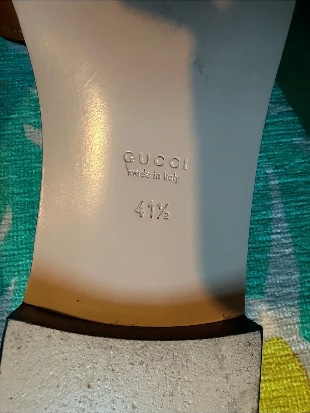 Gucci Brown Leather Sandals with Interlocking G